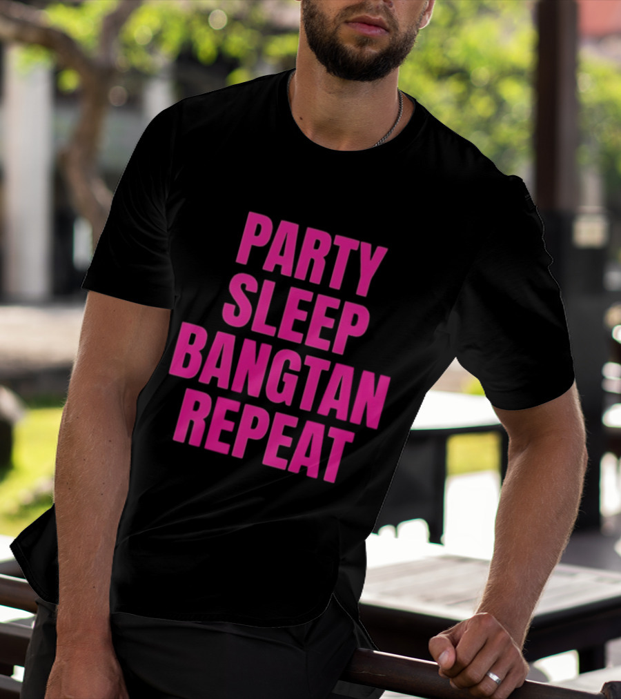 Party Sleep Bangtan Repeat BTS K Pop T-Shirt