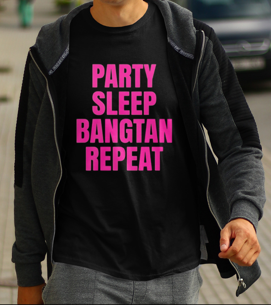Party Sleep Bangtan Repeat BTS K Pop T-Shirt