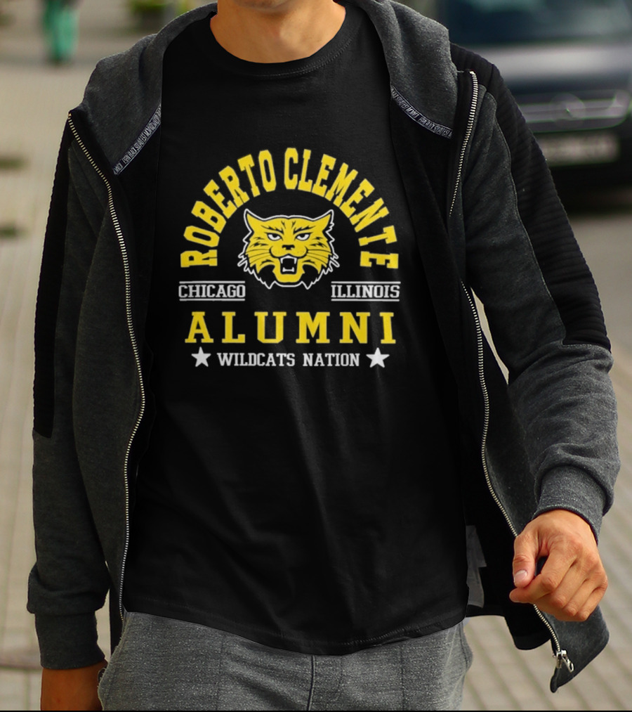 Roberto Clemente Chicago Illinois Wildcats Alumni Nation T-Shirt
