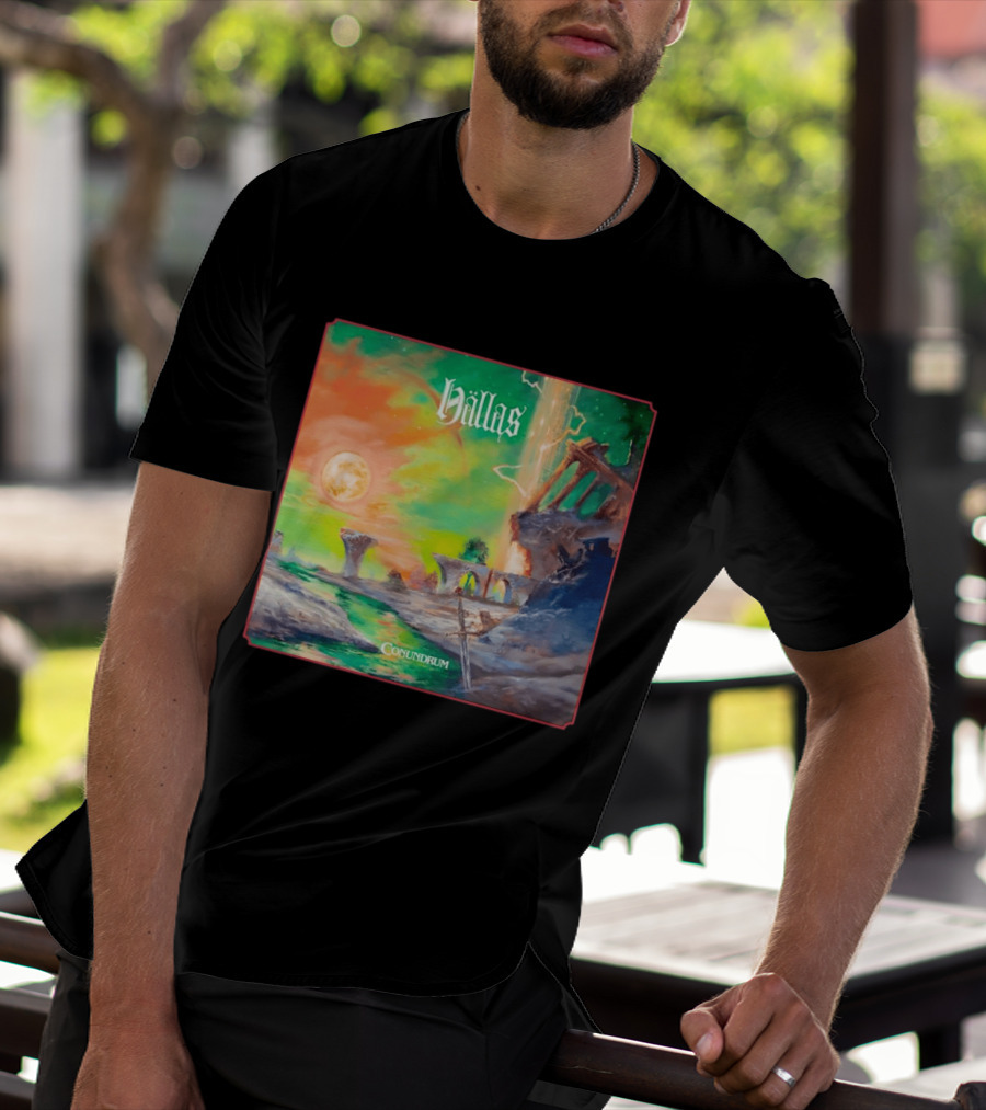 Hällas Conundrum Fantasy Moonscape Adventure T-Shirt