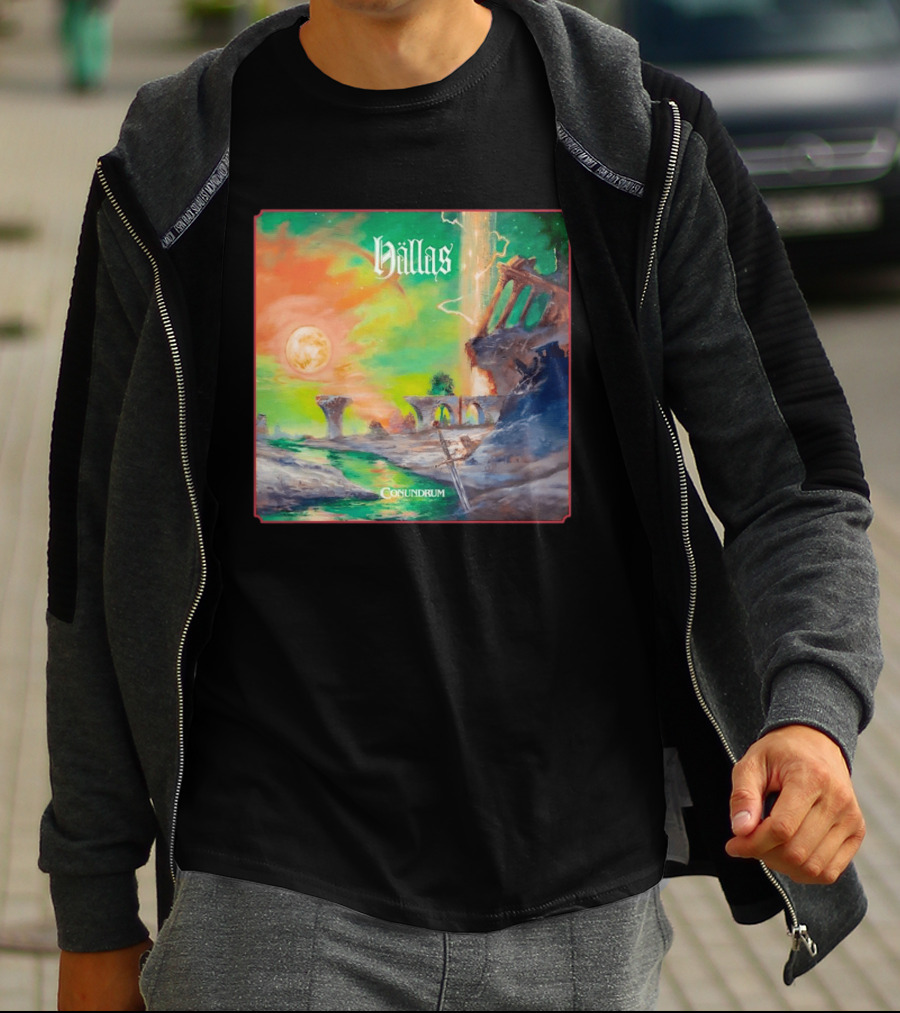 Hällas Conundrum Fantasy Moonscape Adventure T-Shirt