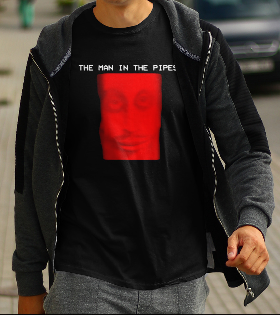 Scary Entity Red Face Man In The Pipes T-Shirt