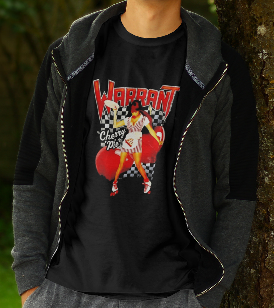 Warrant Cherry Pie Roller Skates T-Shirt