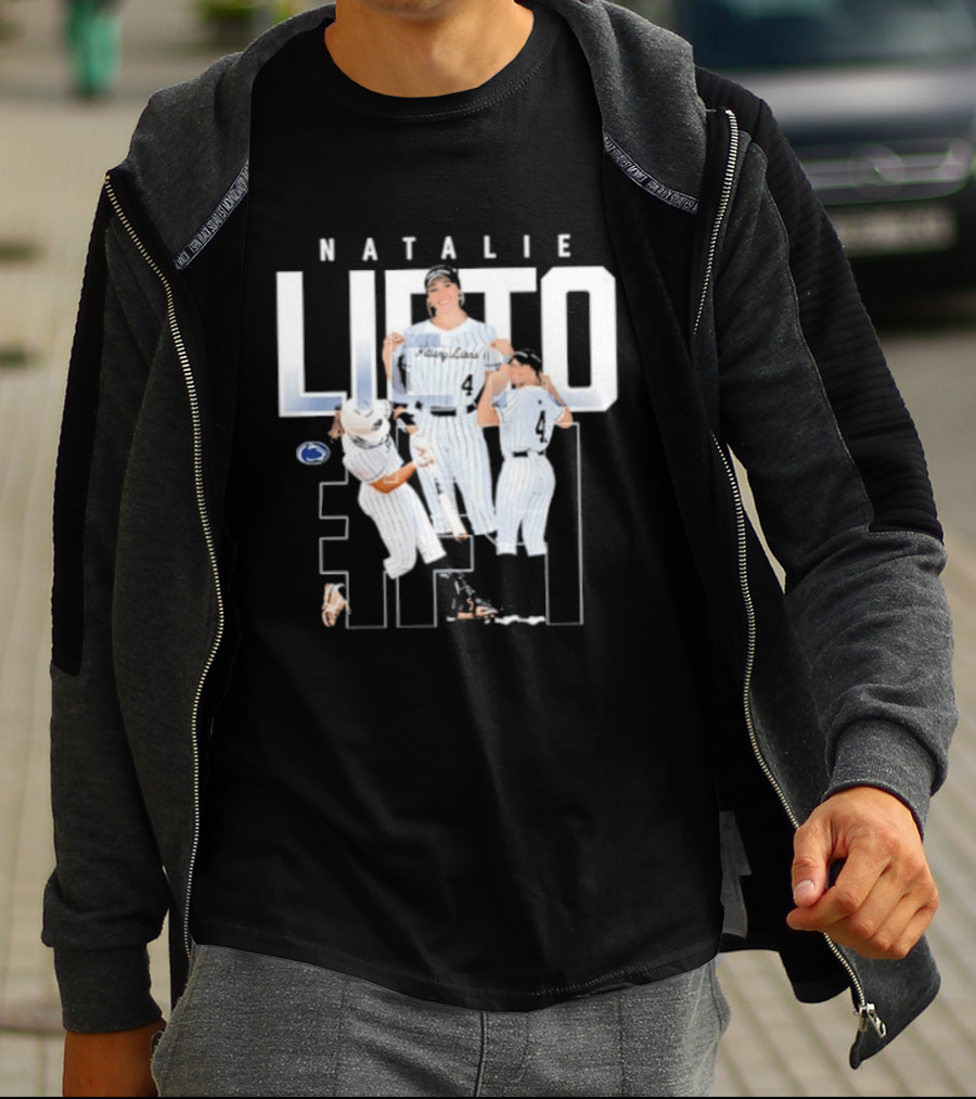 Natalie Lieto Penn State NCAA Softball Team Celebration T-Shirt