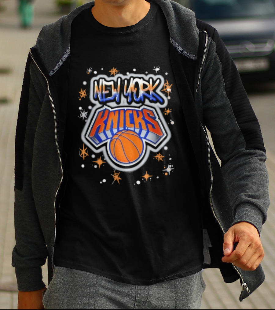 New York Knicks Airbrush NBA Basketball Team T-Shirt