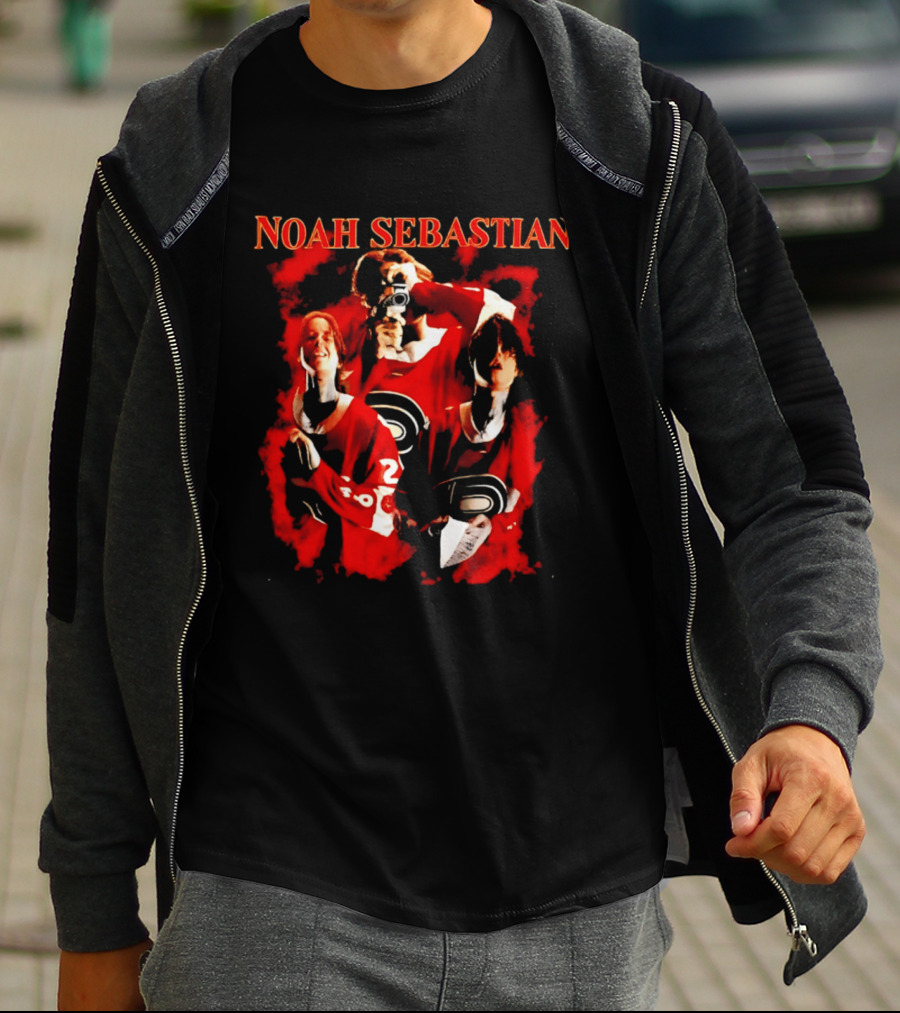 Noah Sebastian Collage Red Sports T-Shirt