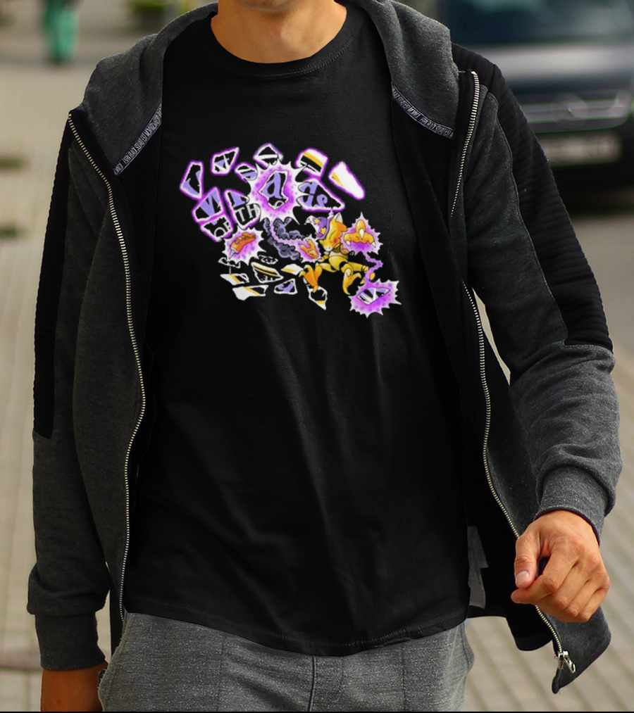 Wizards Of The Coast Pokémon Psychic Type Energy Symbol With Pikachu T-Shirt