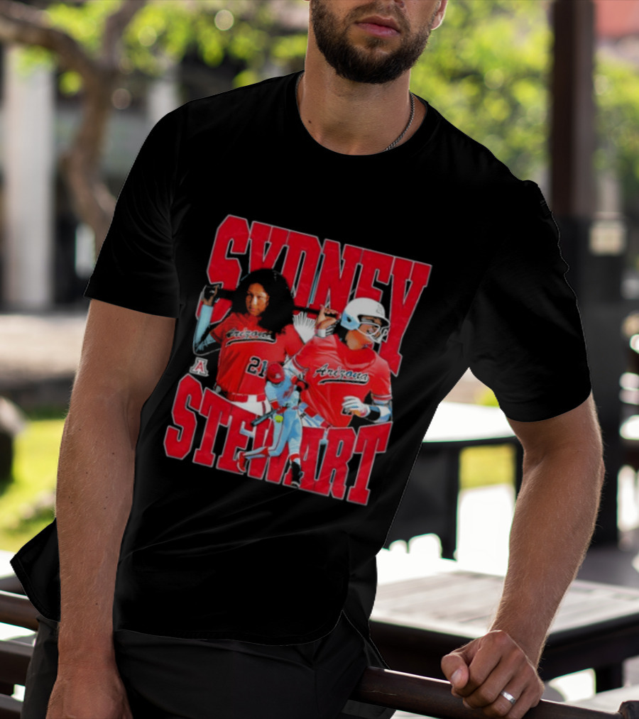 Sydney Stewart Arizona Wildcats NCAA Softball Team T-Shirt