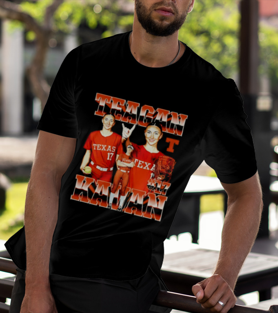 Teagan Kavan Texas 17 NCAA Softball Longhorns Player T-Shirt