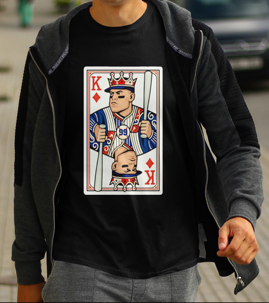 Aaron Judge New York Yankees King Of Diamonds 99 Batting Legend T-Shirt