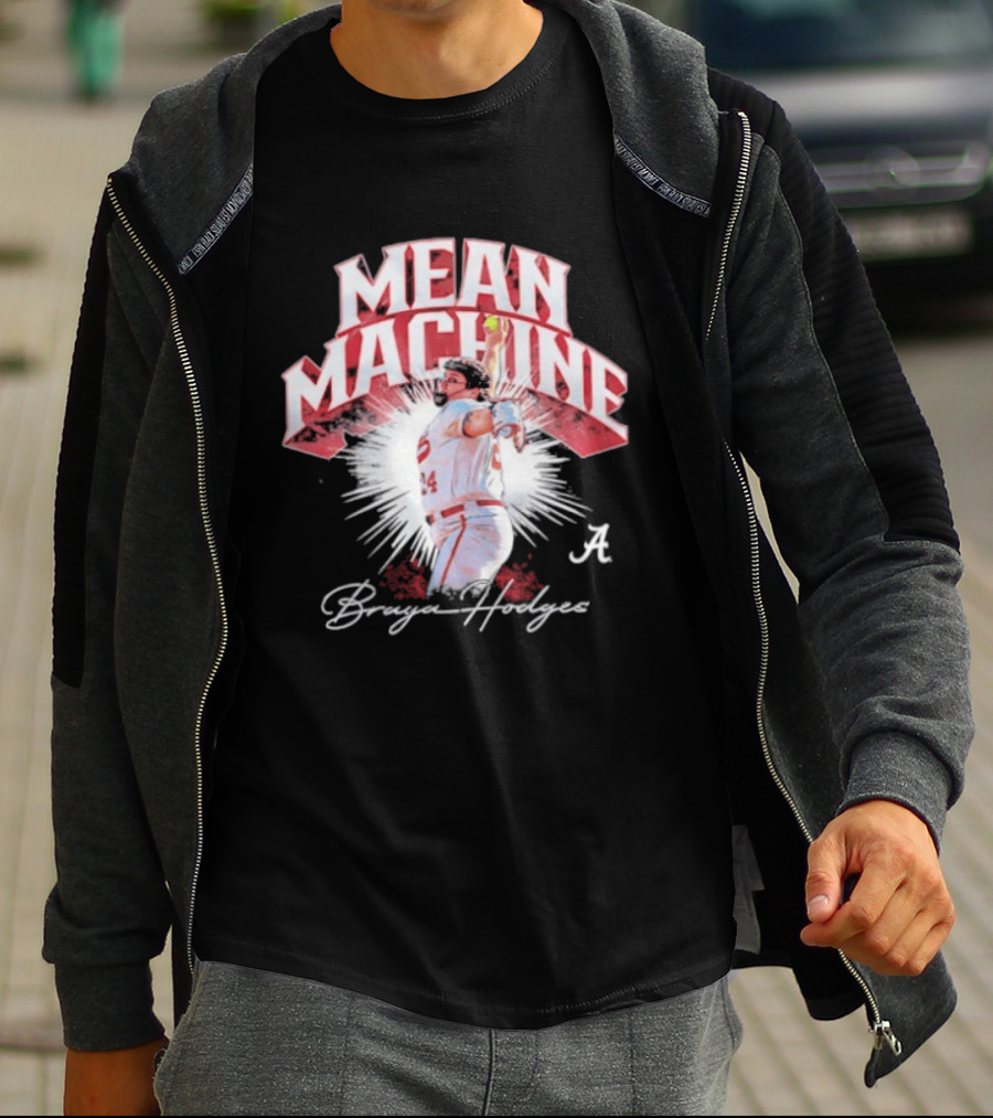 Mean Machine Braya Hodges Alabama Crimson Tide NCAA Softball T-Shirt
