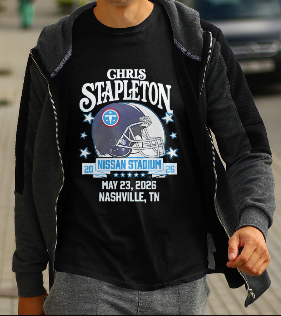 Chris Stapleton Nissan Stadium Tennessee Titans May 23 2026 Nashville TN T-Shirt