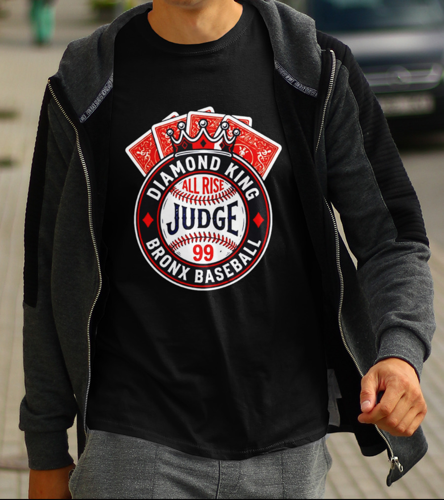 Diamond King All Rise Judge 99 Bronx Baseball T-Shirt