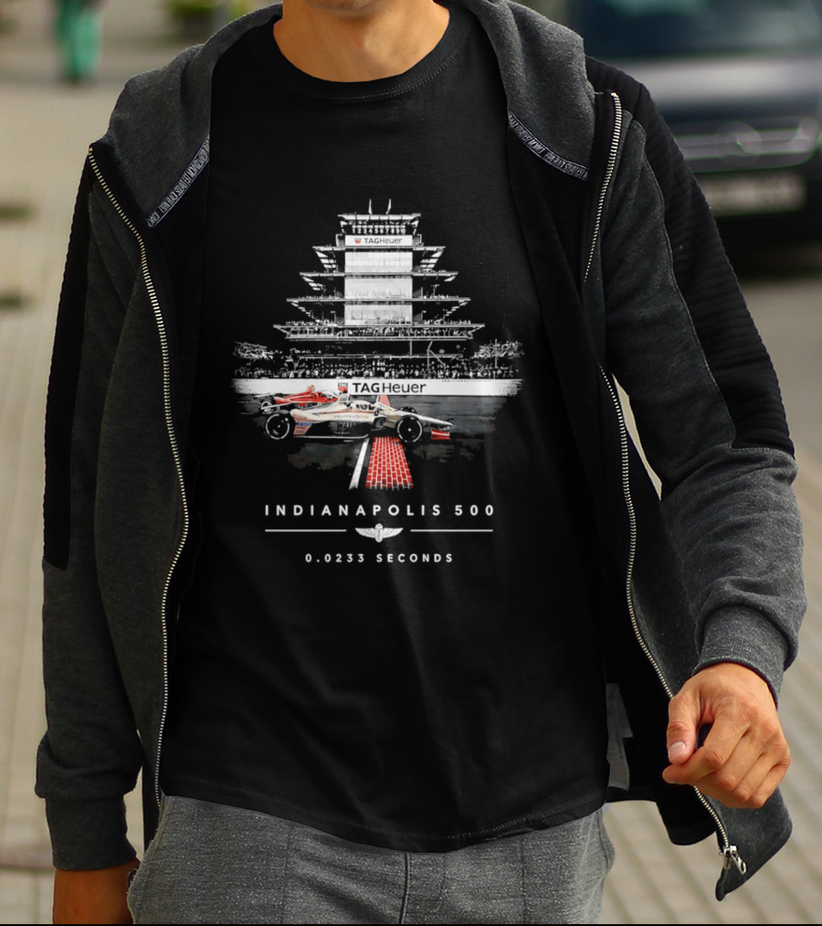 Indianapolis 500 0.0233 Seconds Tagheuer Racing T-Shirt