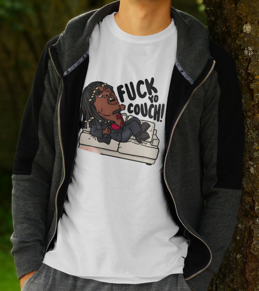 Chief Keef Fuck Yo Couch Illustrated Meme Drawing T-Shirt