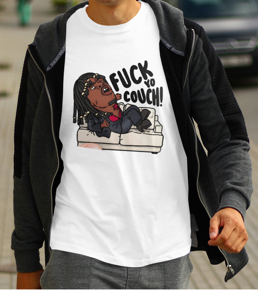 Chief Keef Fuck Yo Couch Illustrated Meme Drawing T-Shirt