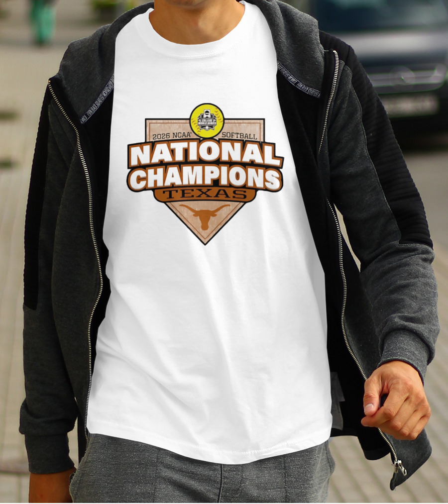 Texas Longhorns 2026 NCAA Softball National Champions T-Shirt