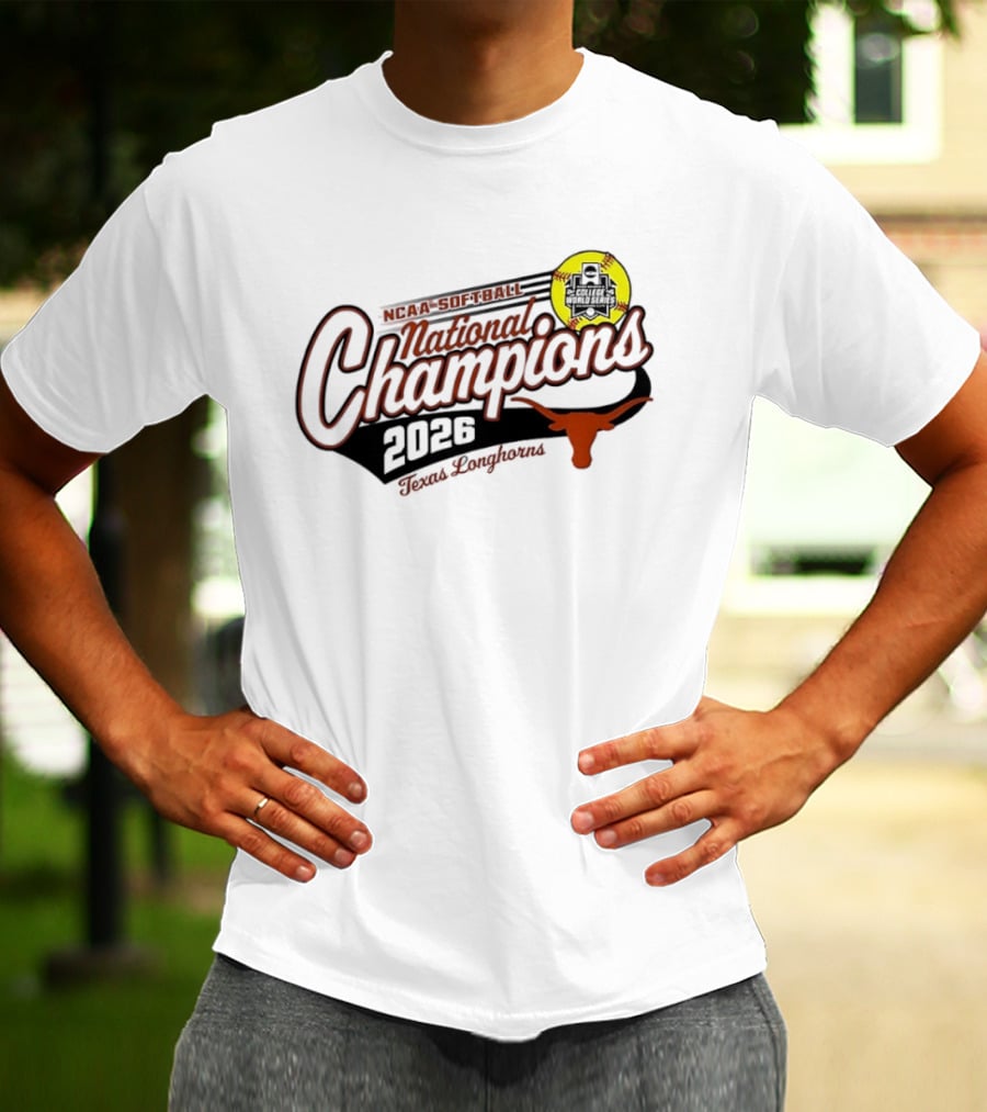 Texas Longhorns 2026 Softball National Champions T-Shirt
