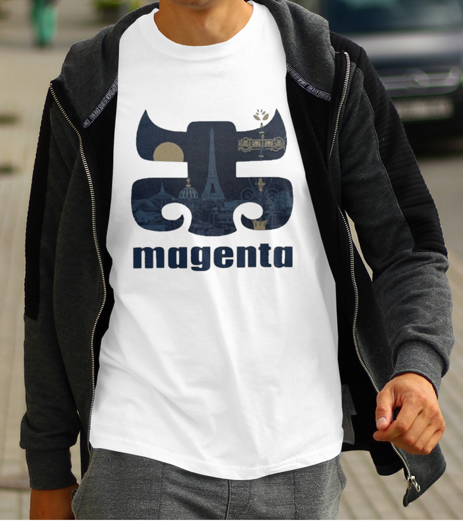 Magenta Skateboards Magenpath Ipath Eiffel Tower Paris Collab T-Shirt