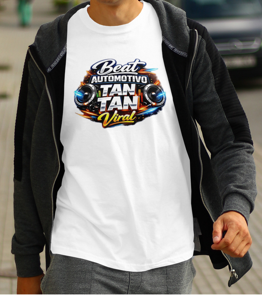 Beat Automotivo Tan Tan Tan Viral Audio Speaker Music T-Shirt