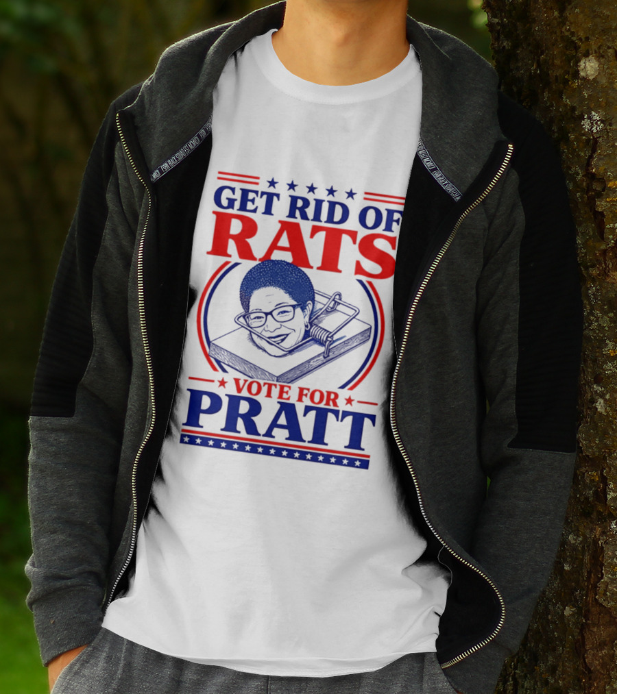 Get Rid Of Rats Vote For Pratt Political Campaign Humor T-Shirt