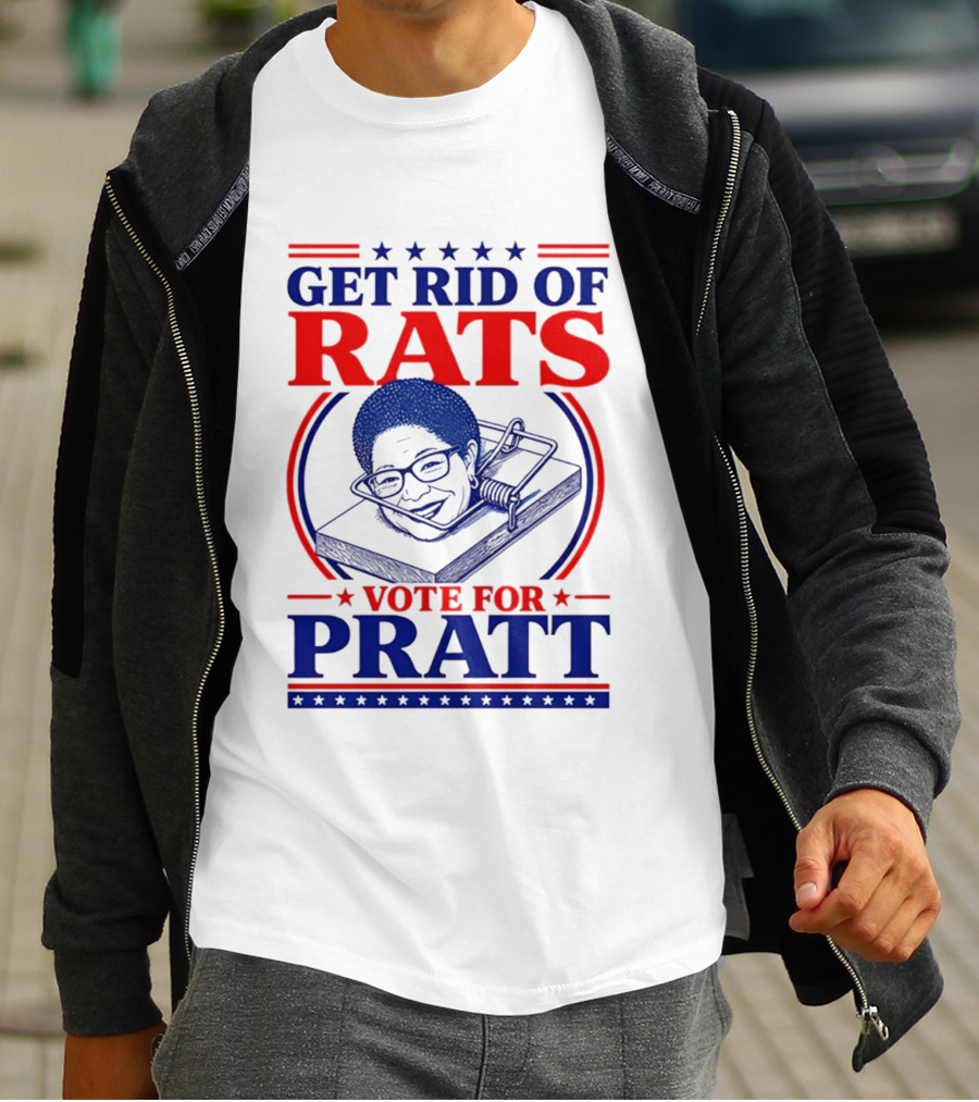 Get Rid Of Rats Vote For Pratt Political Campaign Humor T-Shirt