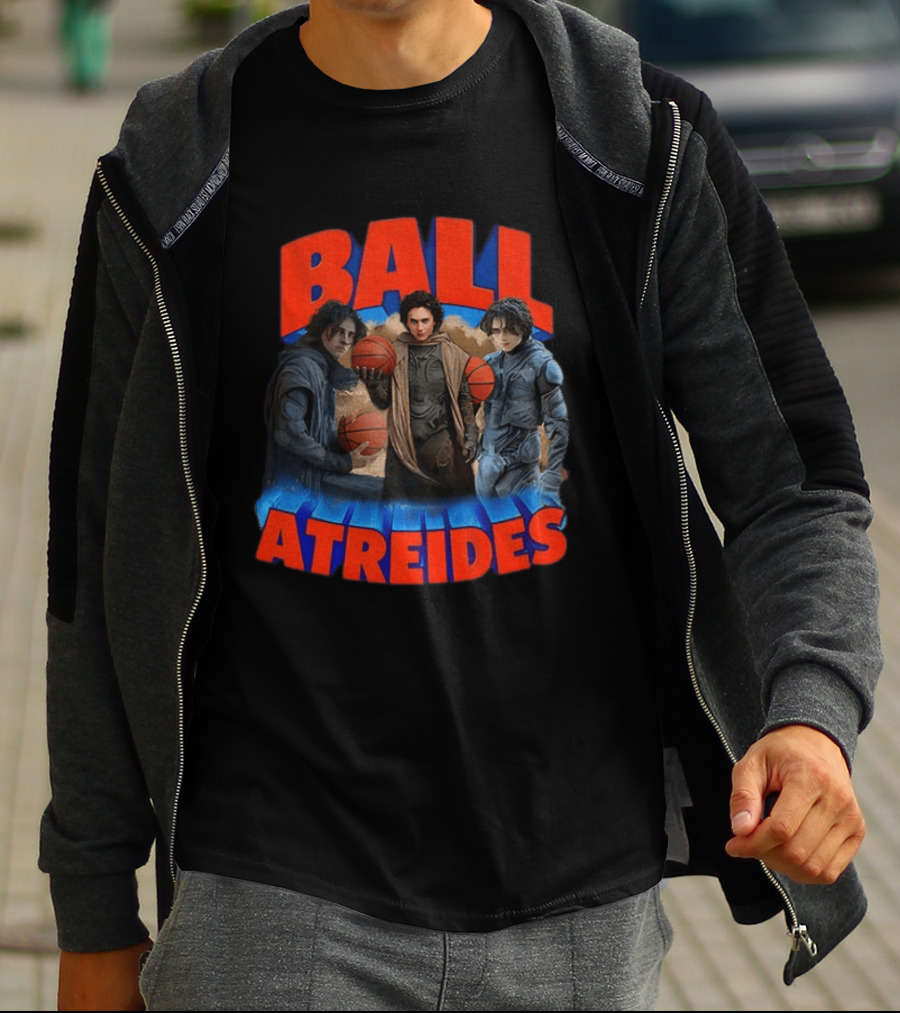Ball Atreides Dune Timothée Chalamet New York Knicks Basketball NBA T-Shirt
