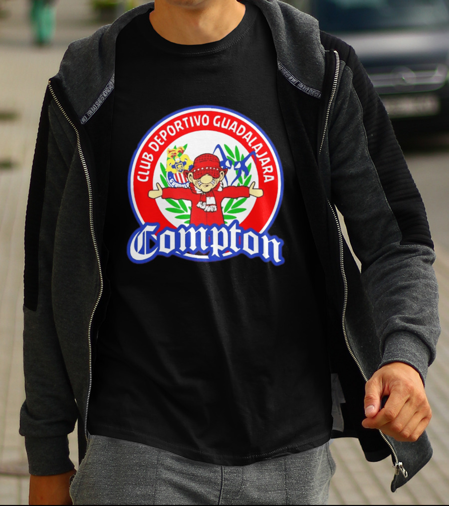 Compton Club Deportivo Guadalajara Rojiblanco T-Shirt