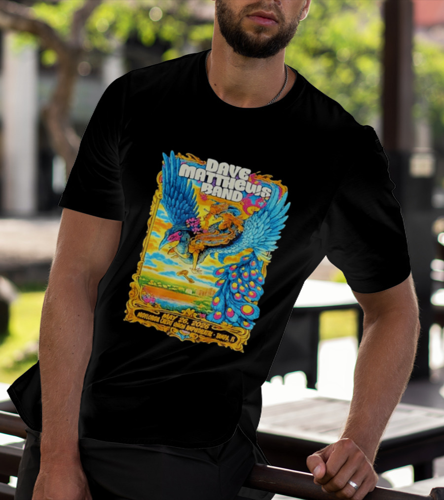 Dave Matthews Band May 26 2026 MidFlorida Credit Union Amphitheatre Tampa FL T-Shirt