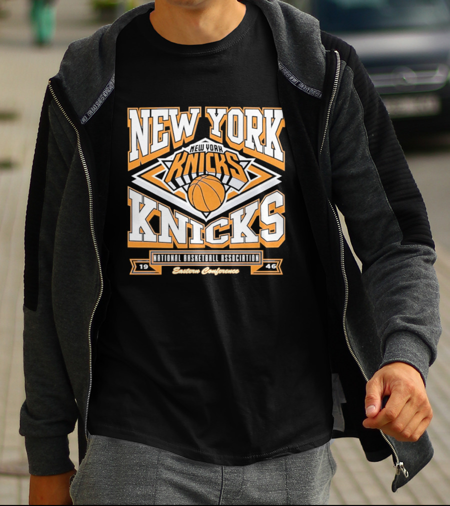New York Knicks 1946 National Basketball Association Eastern Conference Heritage 2026 Season T-Shirt
