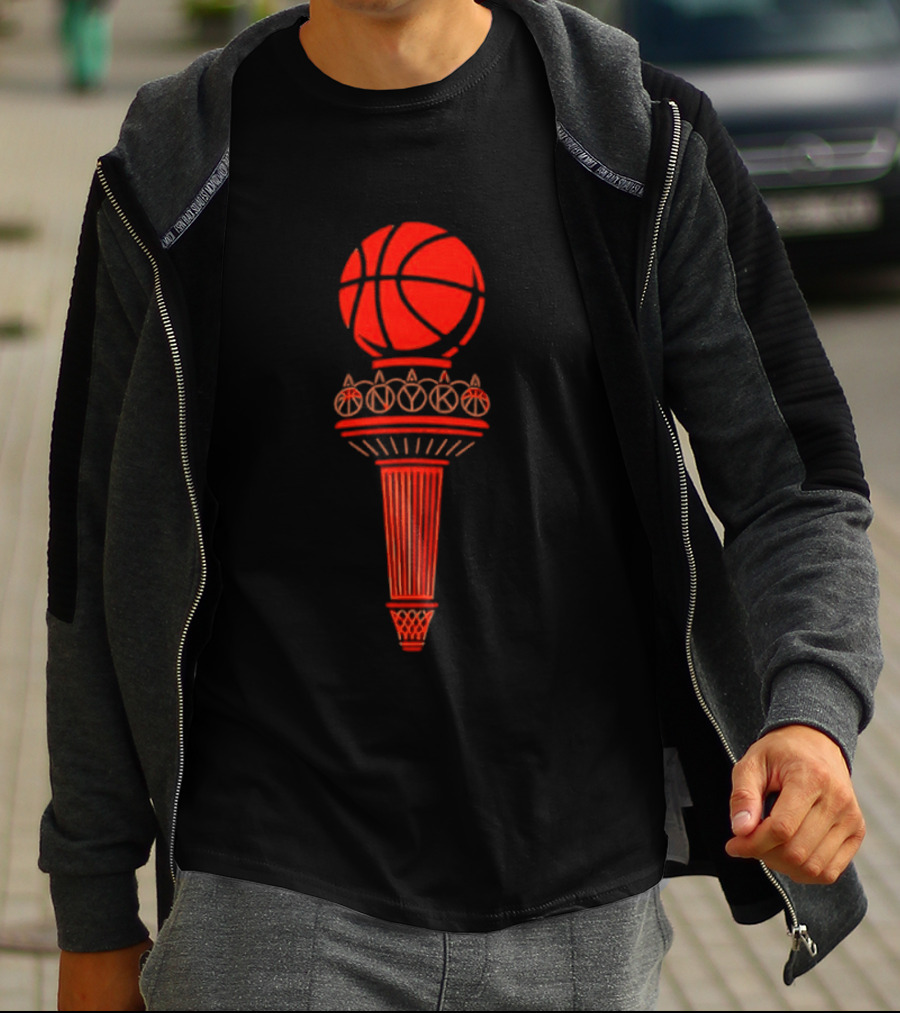 New York Knicks Basketball Torch T-Shirt