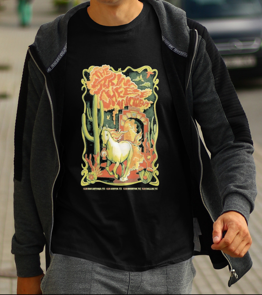 The String Cheese Incident Horse Cacti May 30 2026 Houston TX T-Shirt