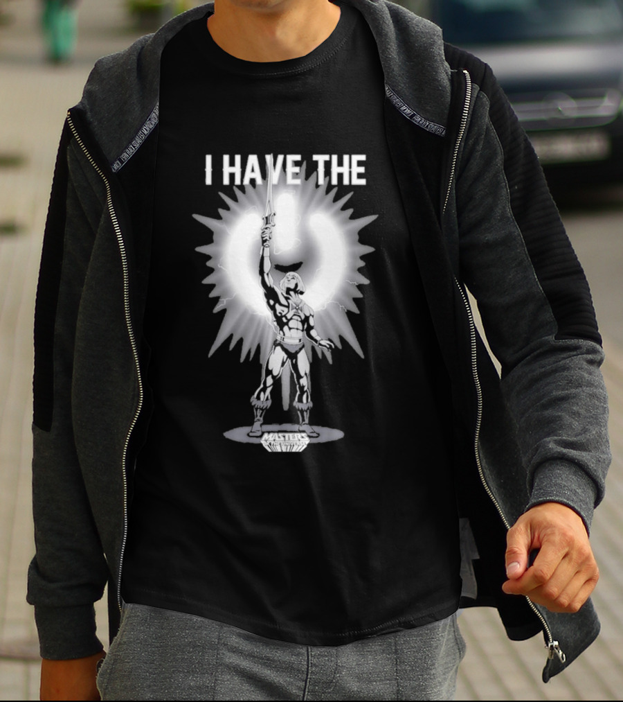 I Have The Power Button He Man Masters Of The Universe T-Shirt