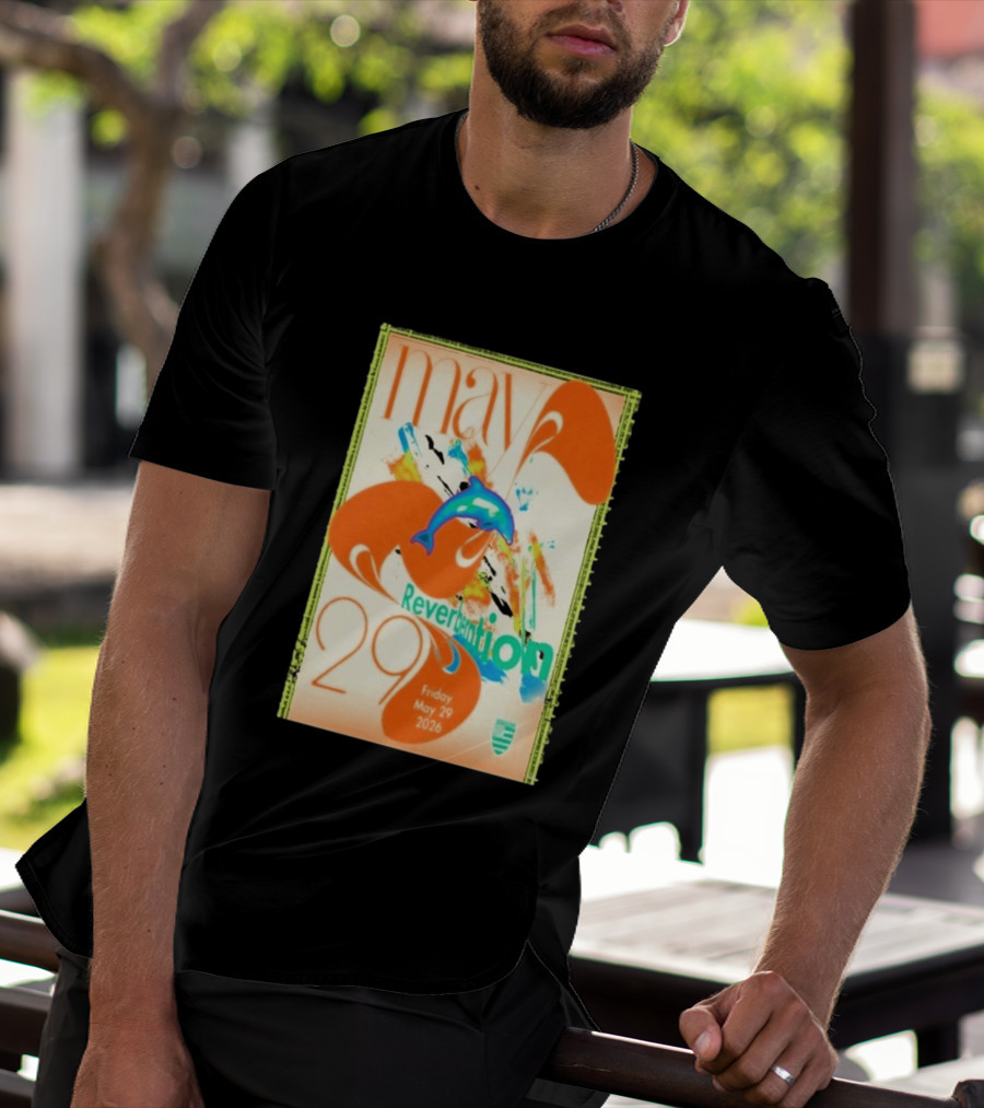 Reverberation Dolphin Event May 29 2026 Zebulon Los Angeles CA T-Shirt