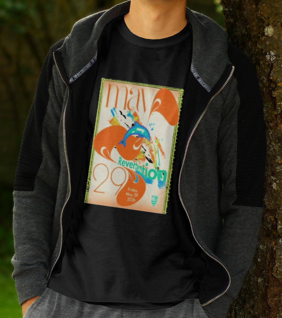 Reverberation Dolphin Event May 29 2026 Zebulon Los Angeles CA T-Shirt