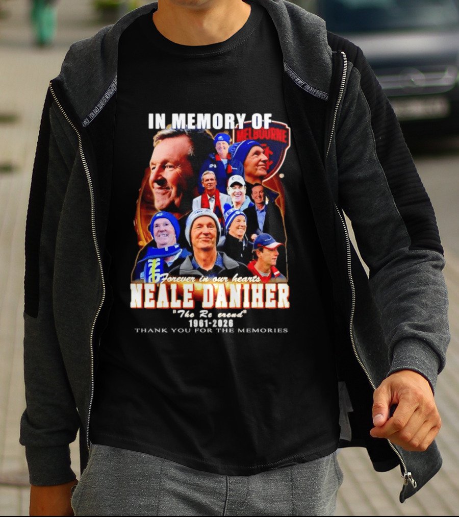In Memory Of Melbourne Neale Daniher Forever In Our Hearts "The Reverend T-Shirt