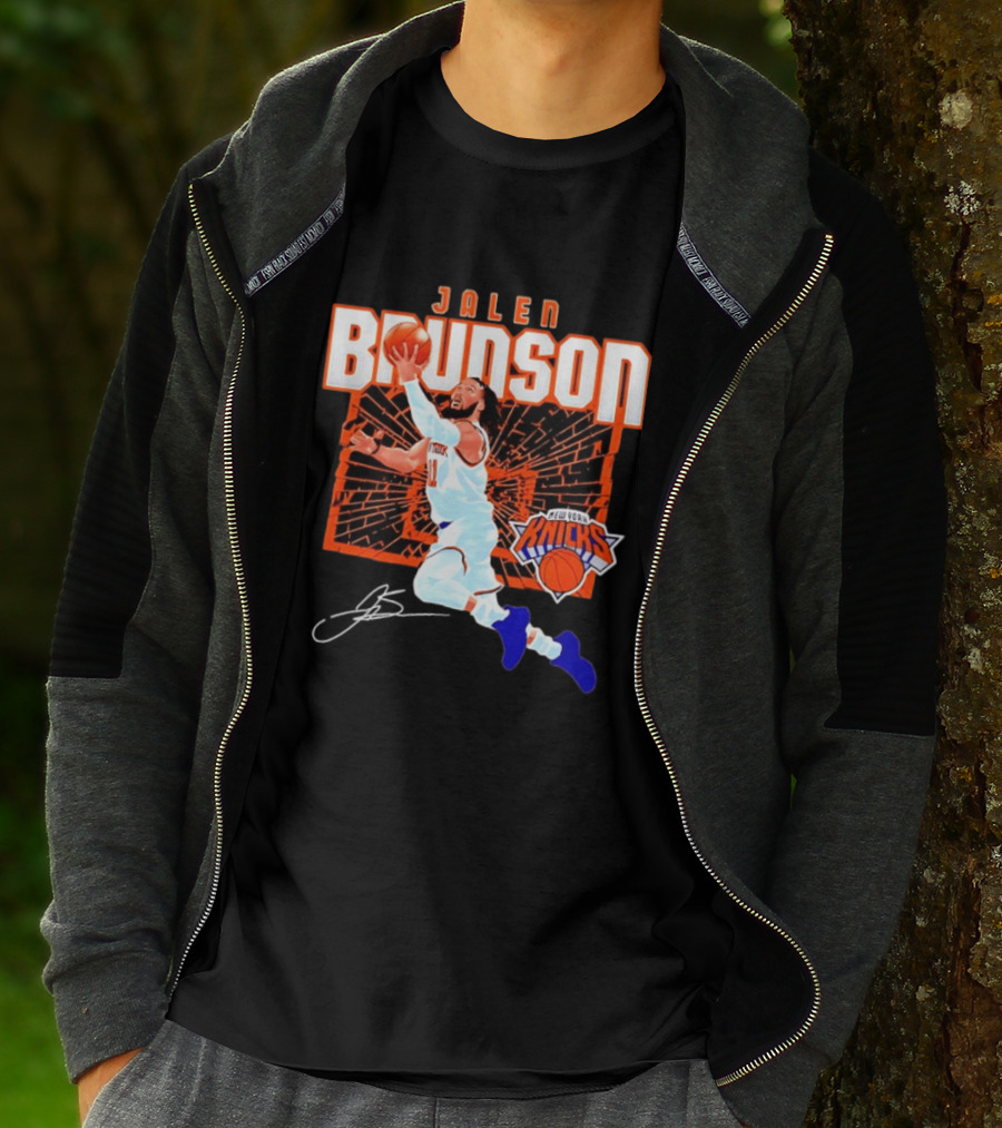 Jalen Brunson New York Knicks Breaking Barriers 2026 Season Explosion T-Shirt