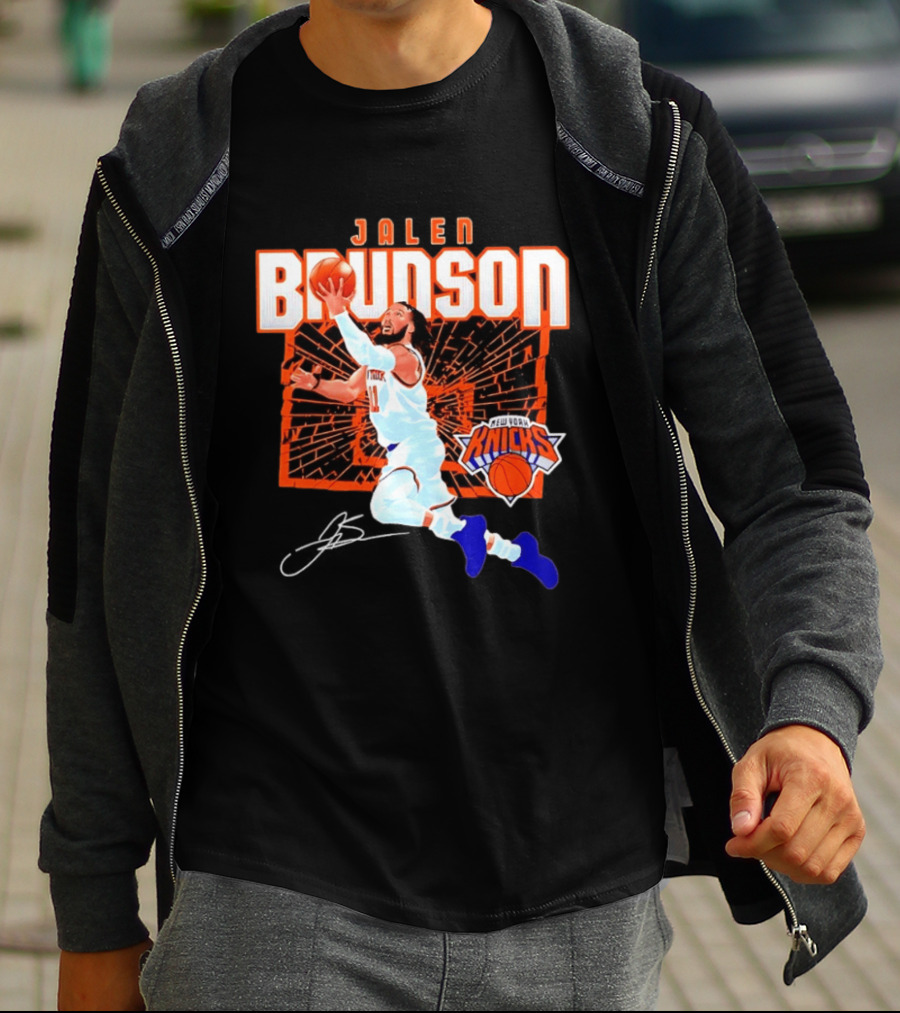 Jalen Brunson New York Knicks Breaking Barriers 2026 Season Explosion T-Shirt