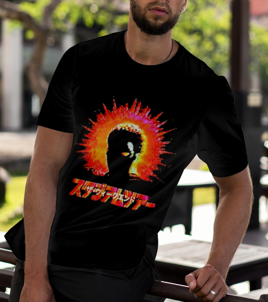 The Weeknd Cyberpunk Japanese Art Explosion T-Shirt