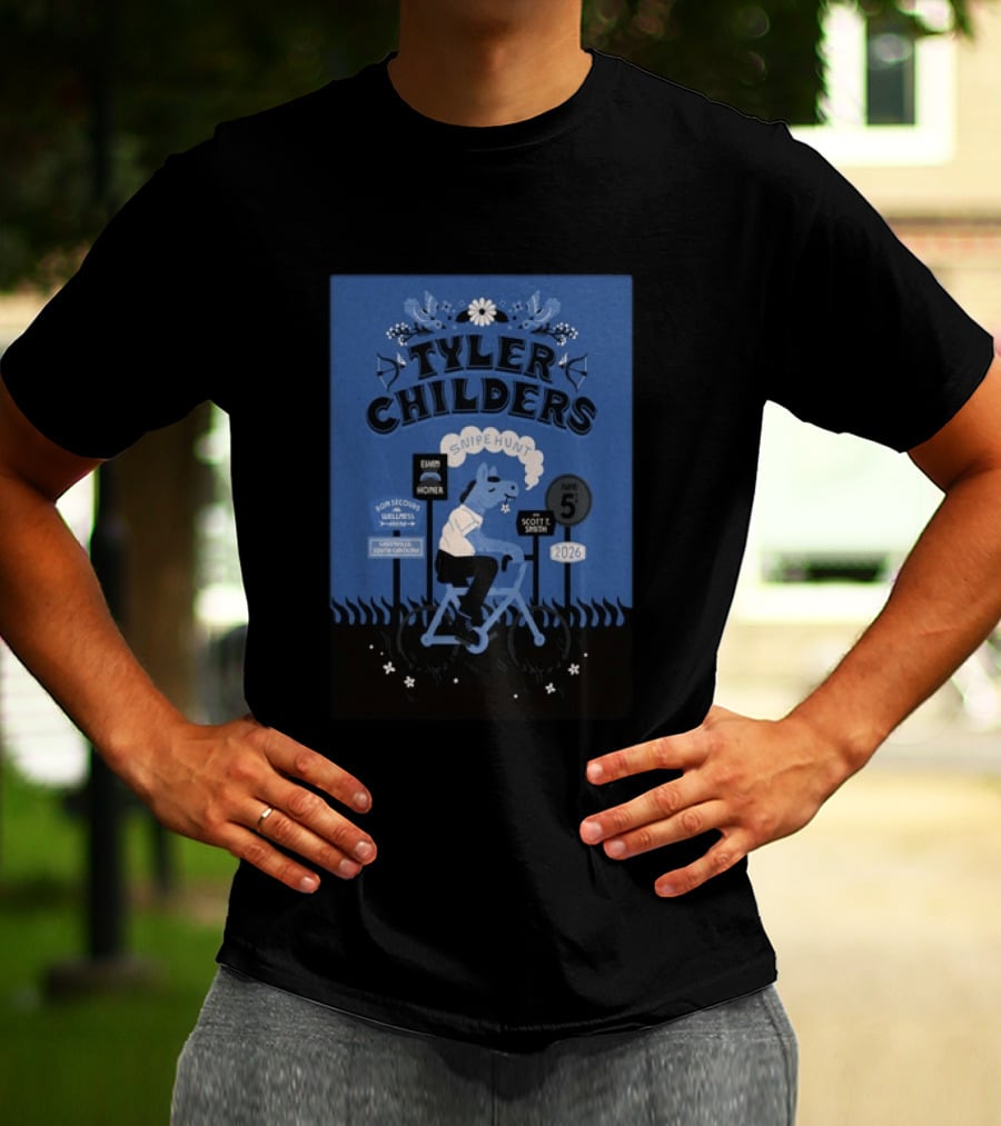 Tyler Childers Snipe Hunt Live At Bon Secours Wellness Arena Greenville June 5 2026 T-Shirt