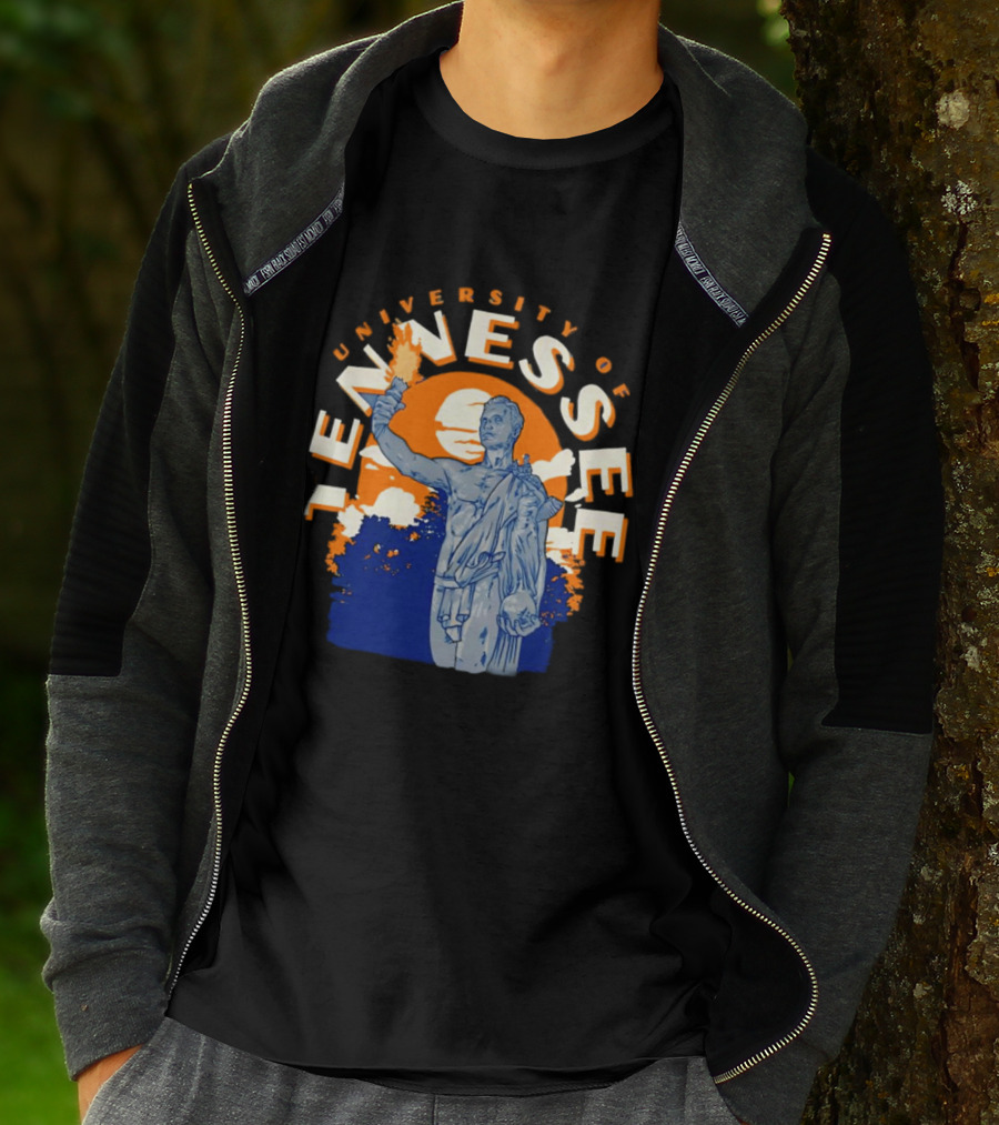 University Of Tennessee Torchbearer Sunset Scene T-Shirt
