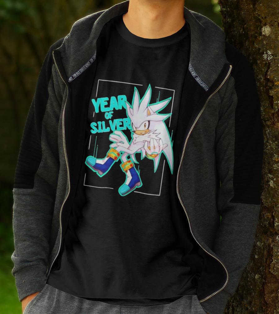 Year Of Silver Hedgehog Classic Character T-Shirt