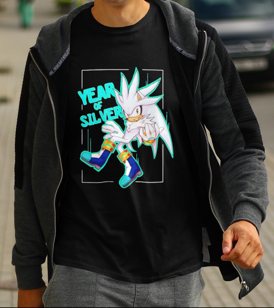 Year Of Silver Hedgehog Classic Character T-Shirt