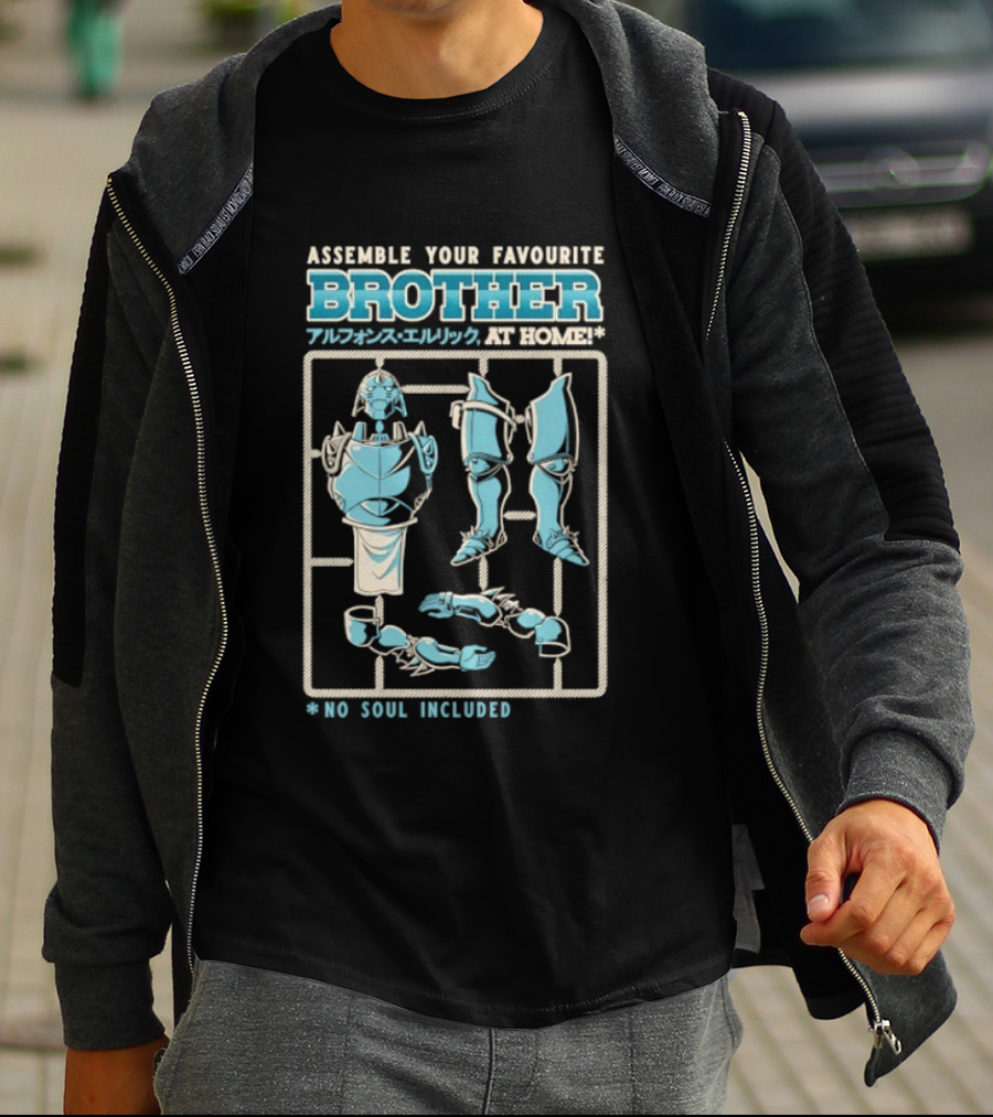 Assemble Your Favourite Brother Alphonse Elric No Soul Included T-Shirt