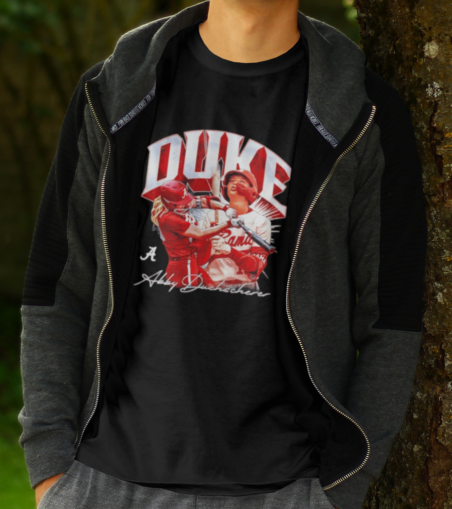 A Abby Duchscherer Alabama Crimson Tide Softball Duke T-Shirt