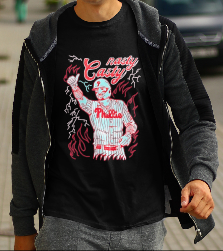 Nasty Casty Philadelphia Phillies Bryce Harper T-Shirt