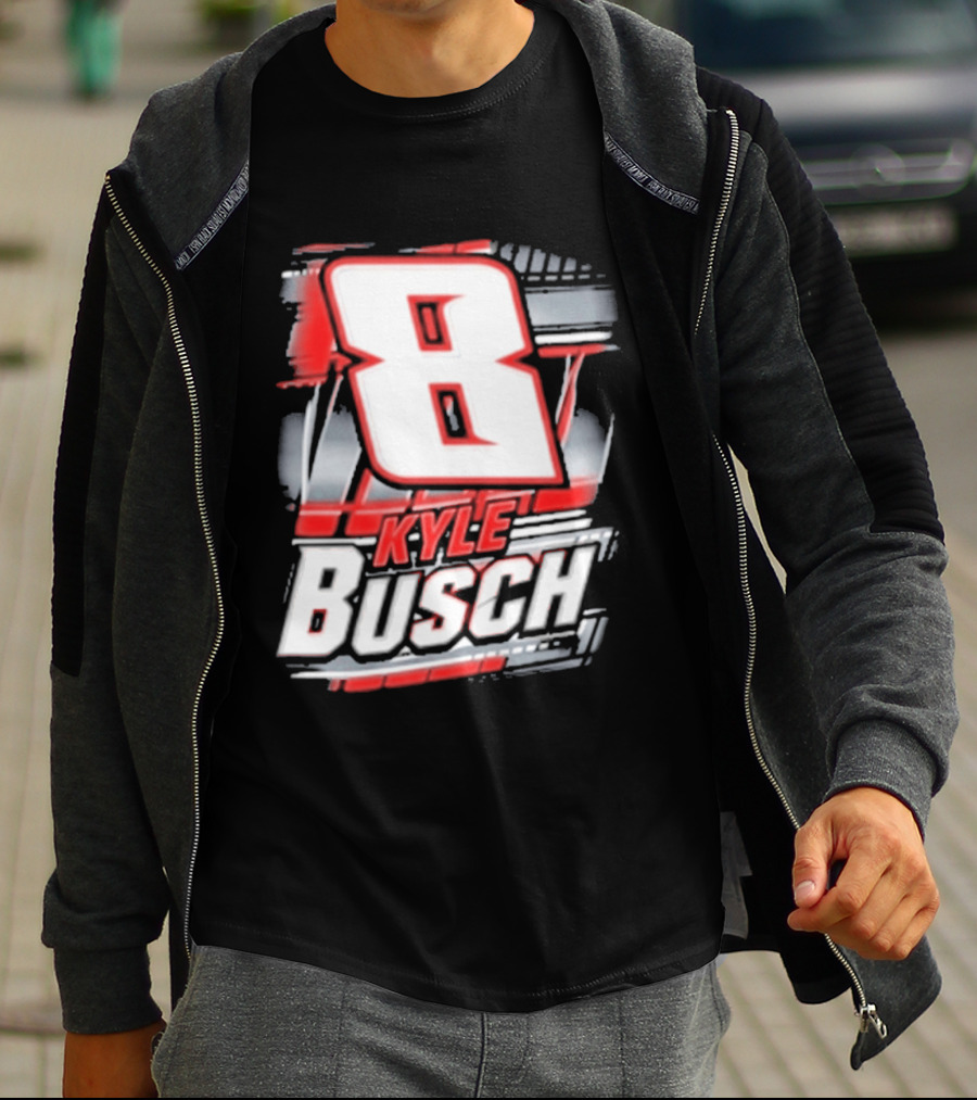 Kyle Busch Number 8 Racing NASCAR Fan T-Shirt