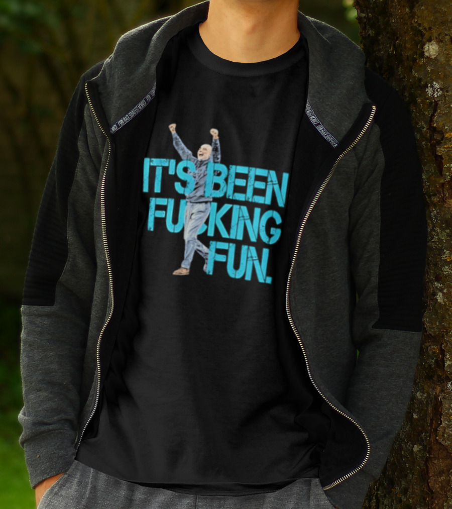 Pep Guardiola Manchester City It's Been Fucking Fun Celebration T-Shirt