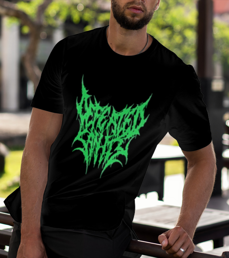 Reality Fade Defeated Sanity Electric Green Dripping T-Shirt