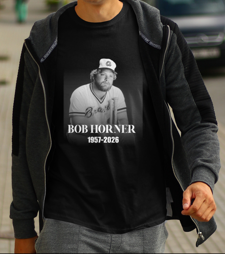 Bob Horner Braves 1957 2026 Memoriam T-Shirt